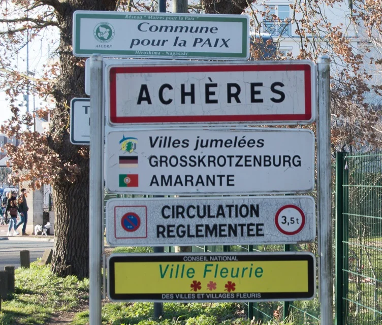 Acheres 1 Panneau Ville Acheres