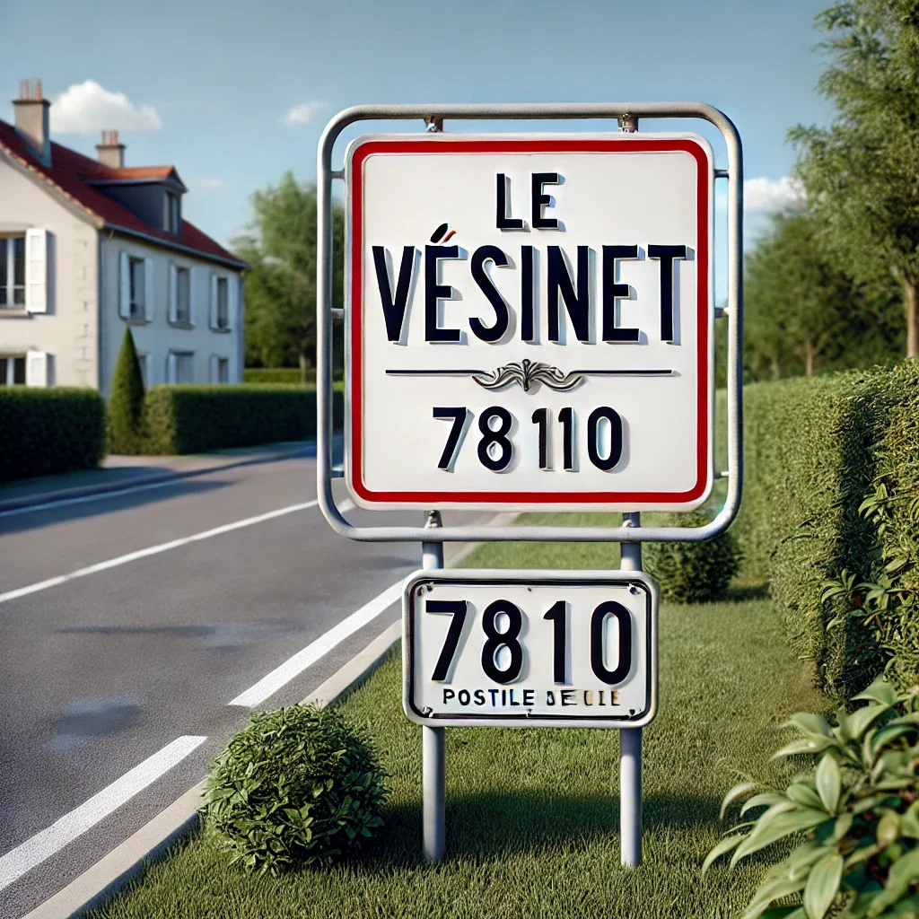 Le Vesinet 1 Panneau Ville Le Vesinet 78110