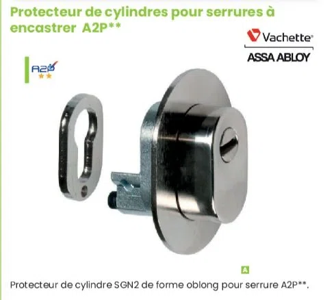 Mantes La Ville 2 Protecteur Cylindre A2P 2 Etoiles